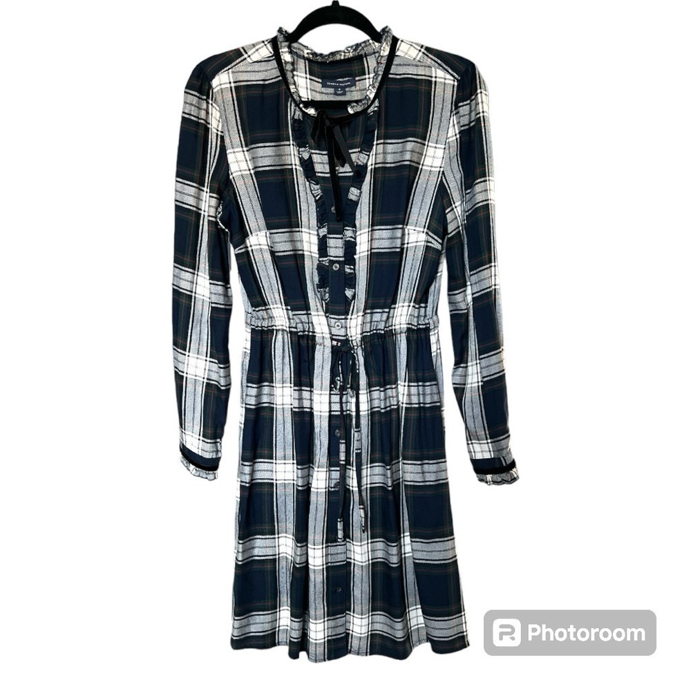 Tommy Hilfiger nwot Tartan Plaid midi dress size 10
